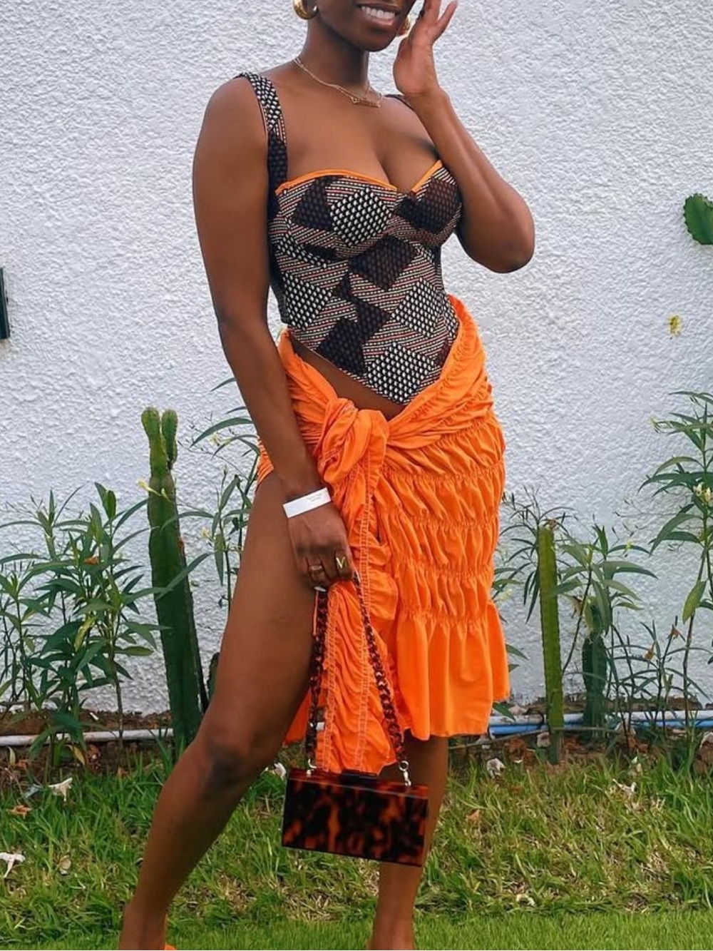 Ankara Top and Skirt Set